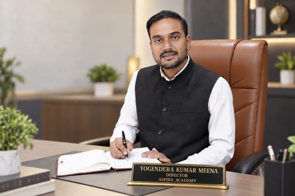 Aspire Academy Himachal Pradesh director at office